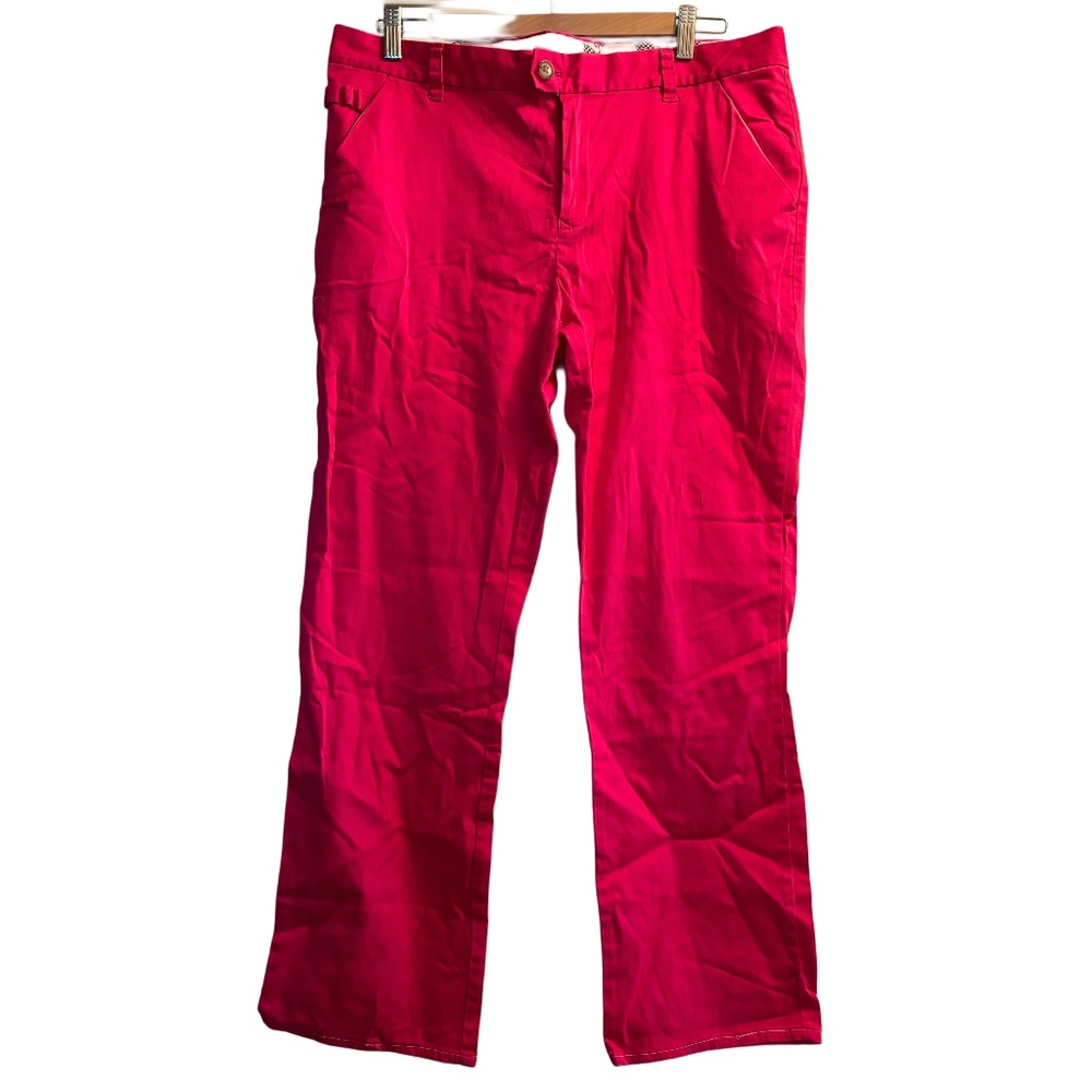 Women’s Royal & Awesome Golf Pants in Hot Pink Sz 16